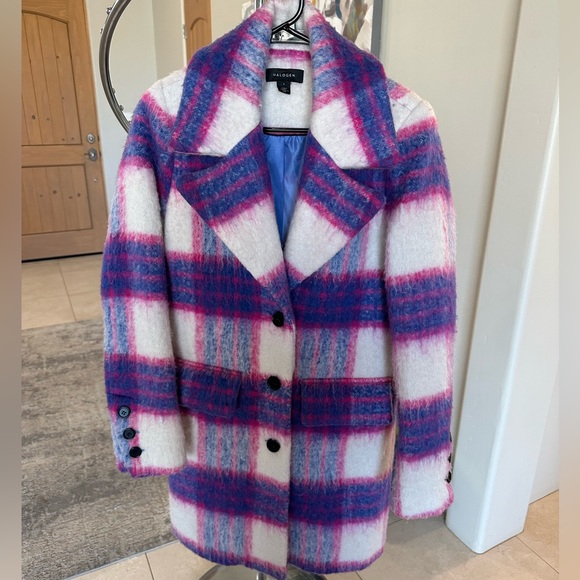 HALOGEN Plaid Coat - Picture 13 of 16